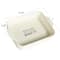 Hello Honey® 10.25" White Cooking Sentiment Stoneware Baker